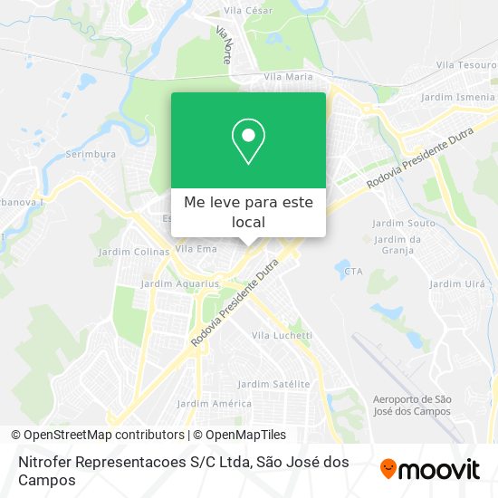 Nitrofer Representacoes S / C Ltda mapa