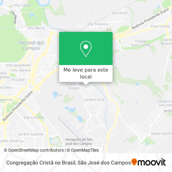 Congregação Cristã no Brasil mapa