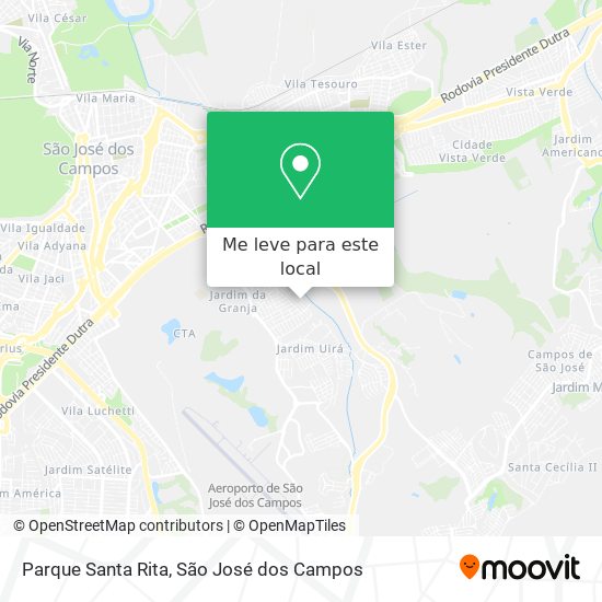 Parque Santa Rita mapa