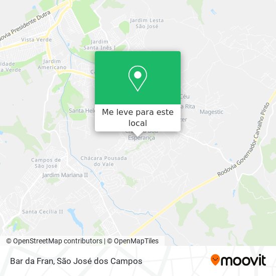 Bar da Fran mapa