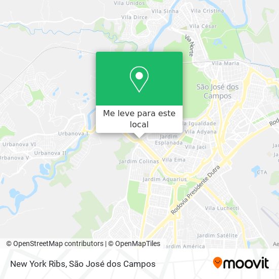 New York Ribs mapa