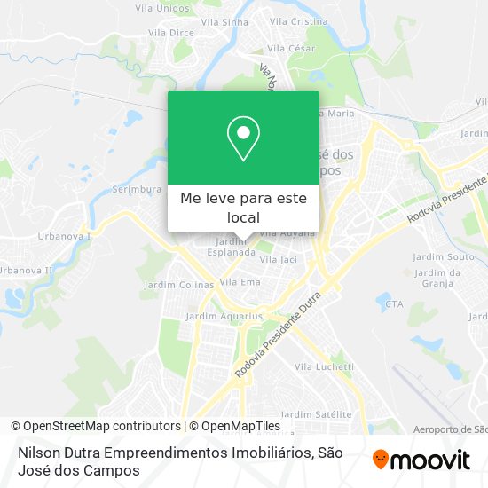 Nilson Dutra Empreendimentos Imobiliários mapa