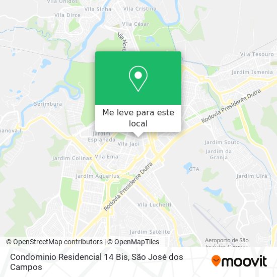 Condominio Residencial 14 Bis mapa