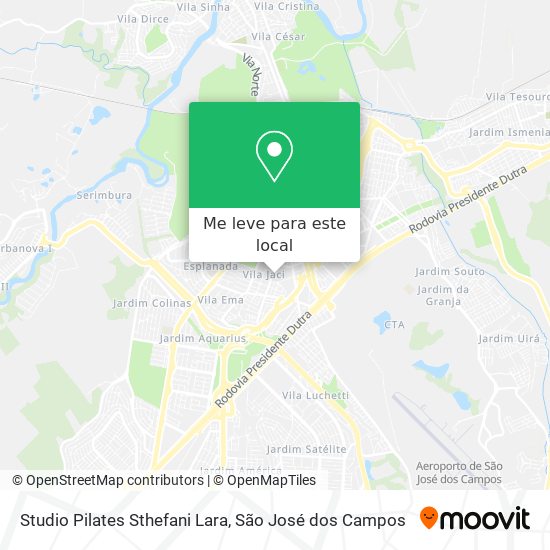 Studio Pilates Sthefani Lara mapa