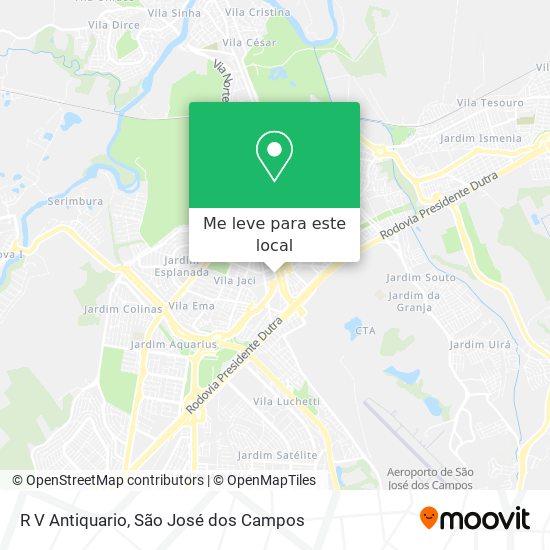 R V Antiquario mapa