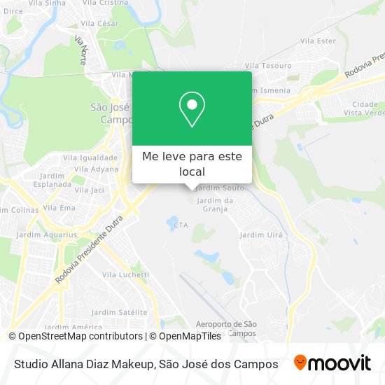Studio Allana Diaz Makeup mapa