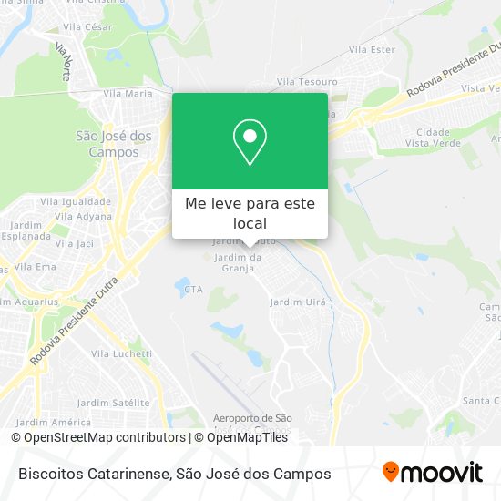 Biscoitos Catarinense mapa