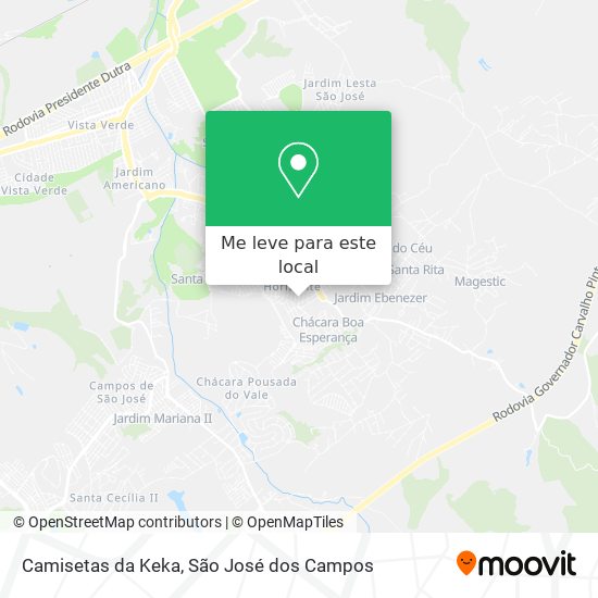 Camisetas da Keka mapa