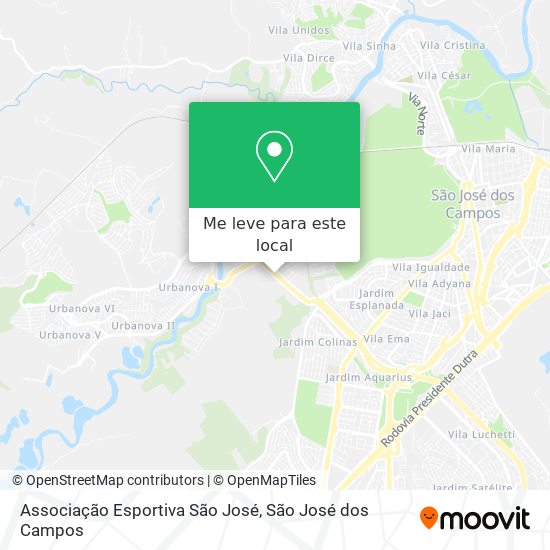 Associação Esportiva São José mapa