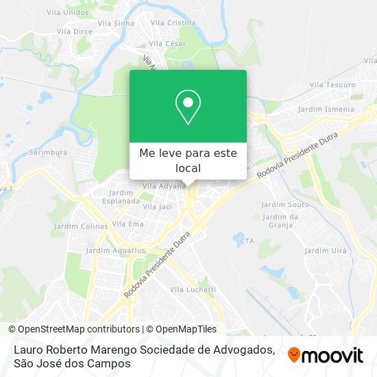 Lauro Roberto Marengo Sociedade de Advogados mapa