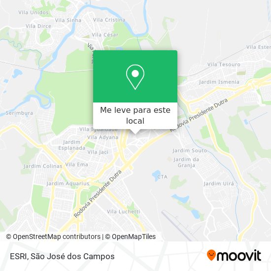 ESRI mapa