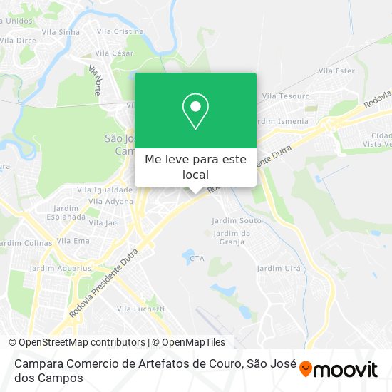 Campara Comercio de Artefatos de Couro mapa
