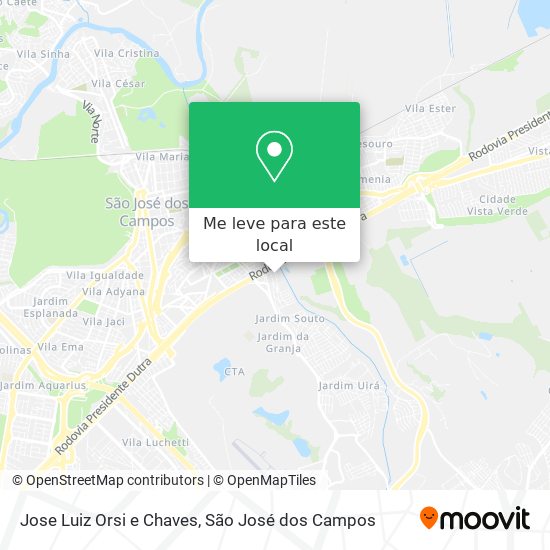 Jose Luiz Orsi e Chaves mapa