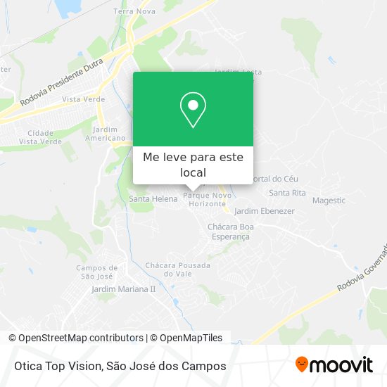 Otica Top Vision mapa