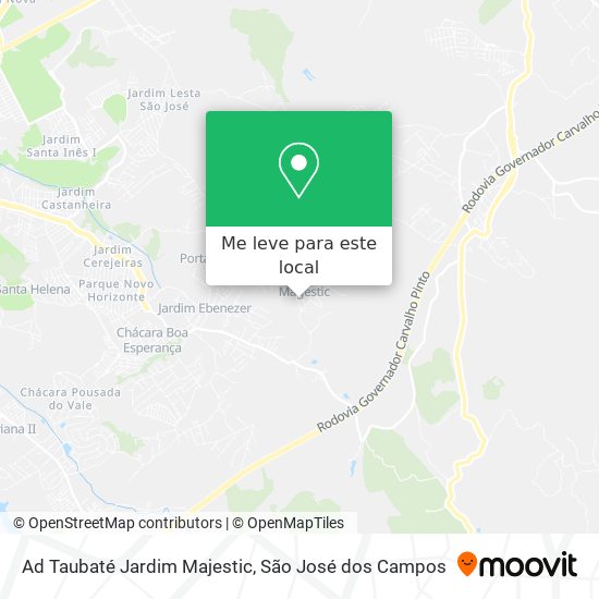Ad Taubaté Jardim Majestic mapa