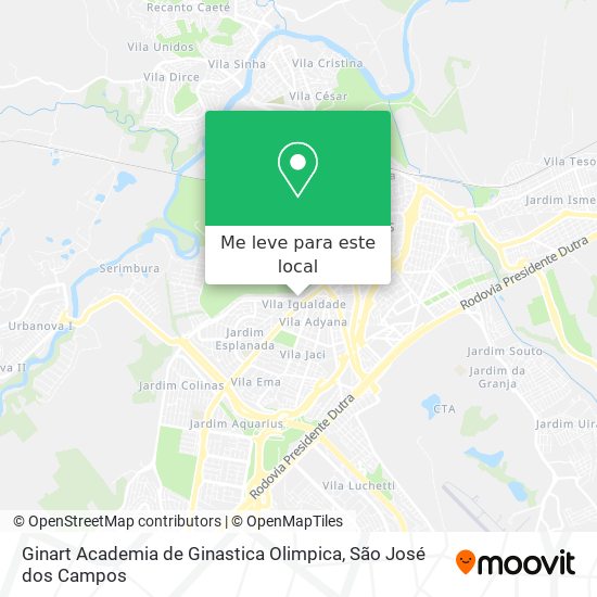 Ginart Academia de Ginastica Olimpica mapa