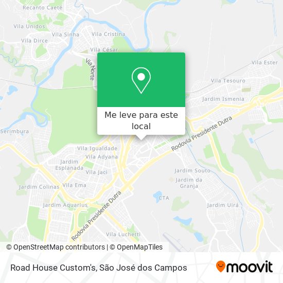Road House Custom's mapa