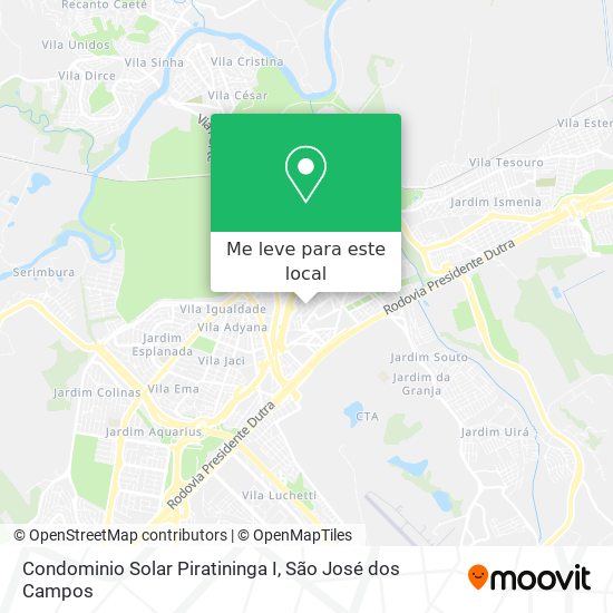 Condominio Solar Piratininga I mapa