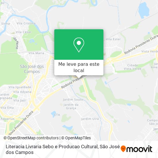 Literacia Livraria Sebo e Producao Cultural mapa