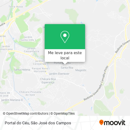 Portal do Céu mapa