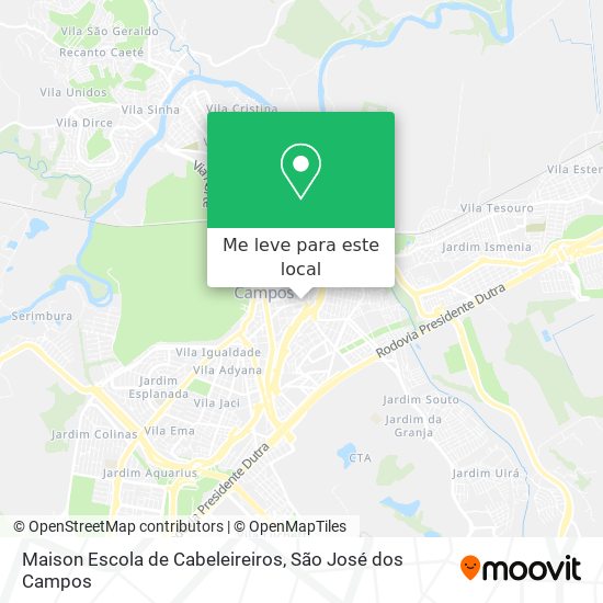 Maison Escola de Cabeleireiros mapa