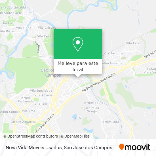 Nova Vida Moveis Usados mapa