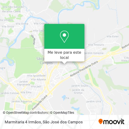Marmitaria 4 Irmãos mapa