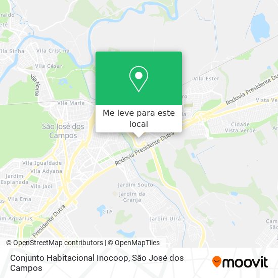 Conjunto Habitacional Inocoop mapa