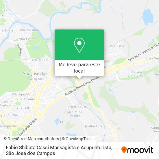 Fábio Shibata Cassi Massagista e Acupunturista mapa