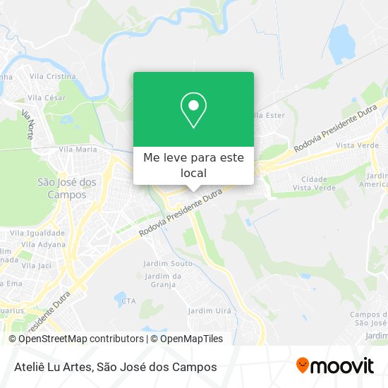 Ateliê Lu Artes mapa