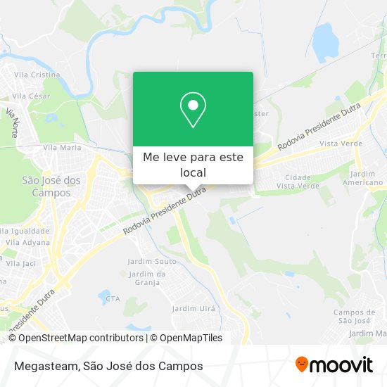 Megasteam mapa