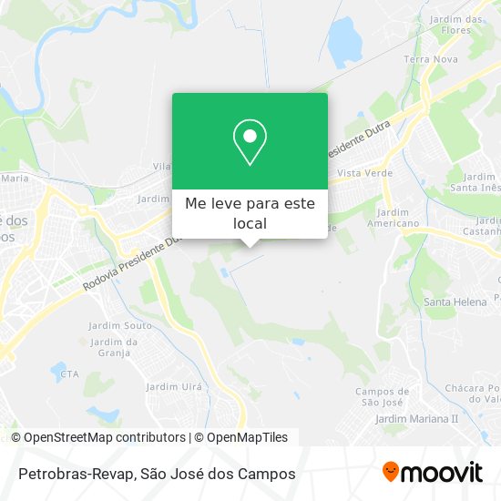 Petrobras-Revap mapa