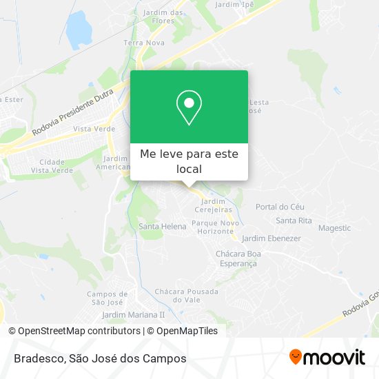 Bradesco mapa