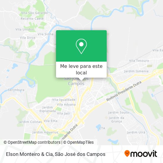 Elson Monteiro & Cia mapa