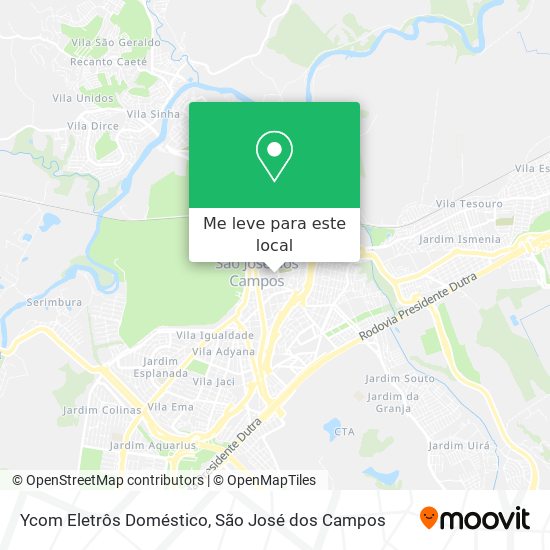 Ycom Eletrôs Doméstico mapa