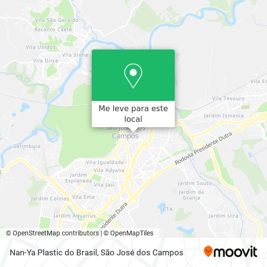 Nan-Ya Plastic do Brasil mapa