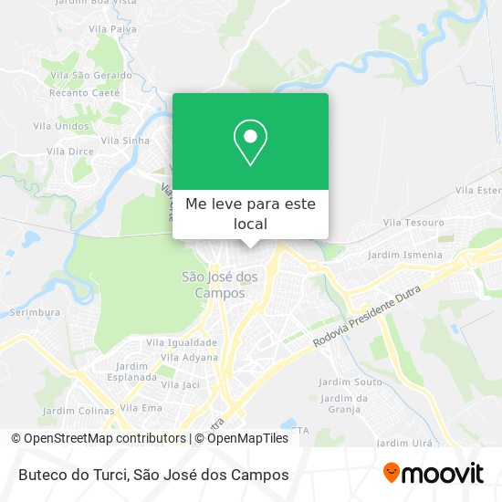 Buteco do Turci mapa