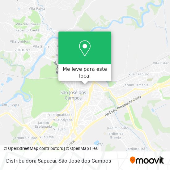 Distribuidora Sapucai mapa