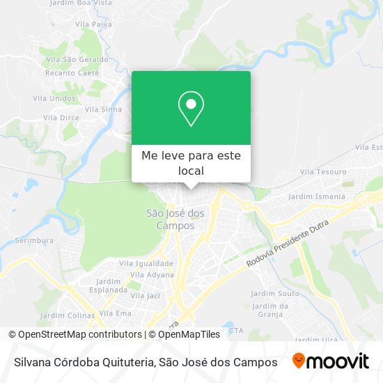 Silvana Córdoba Quituteria mapa