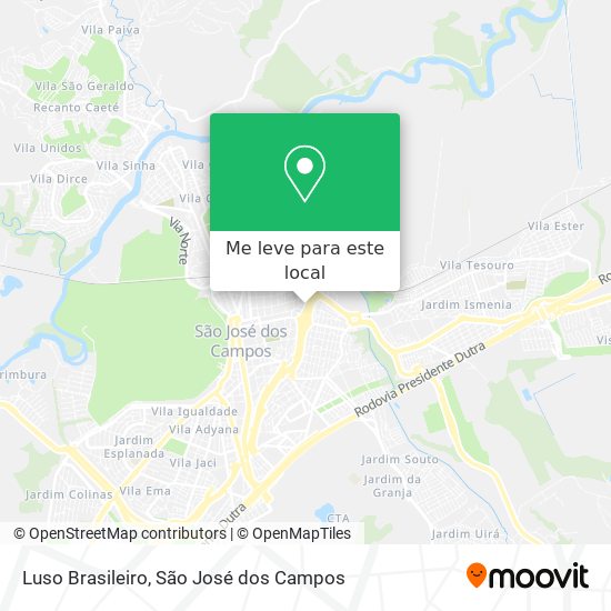 Luso Brasileiro mapa