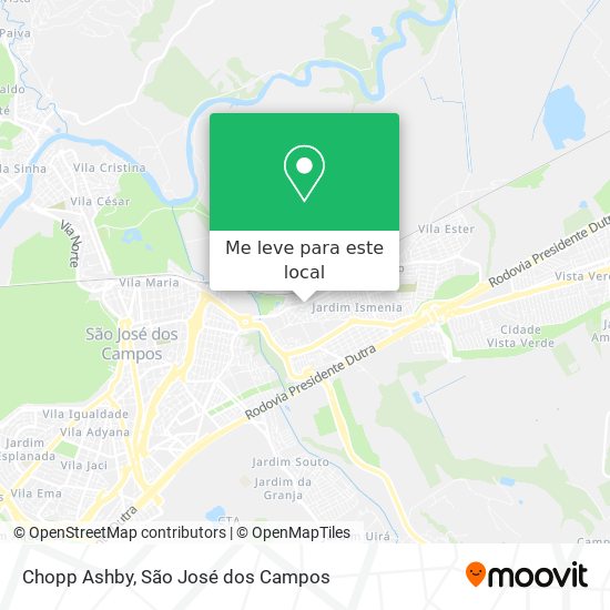 Chopp Ashby mapa