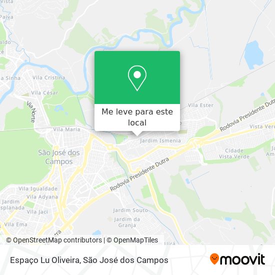 Espaço Lu Oliveira mapa