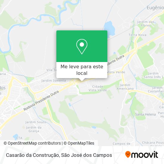 Casarão da Construção mapa
