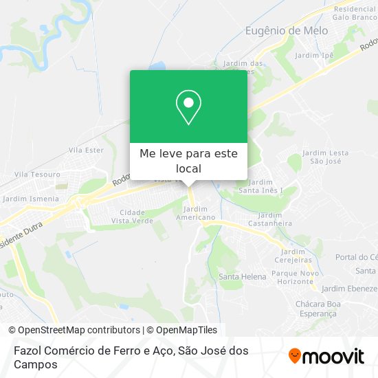Fazol Comércio de Ferro e Aço mapa