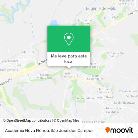 Academia Nova Flórida mapa