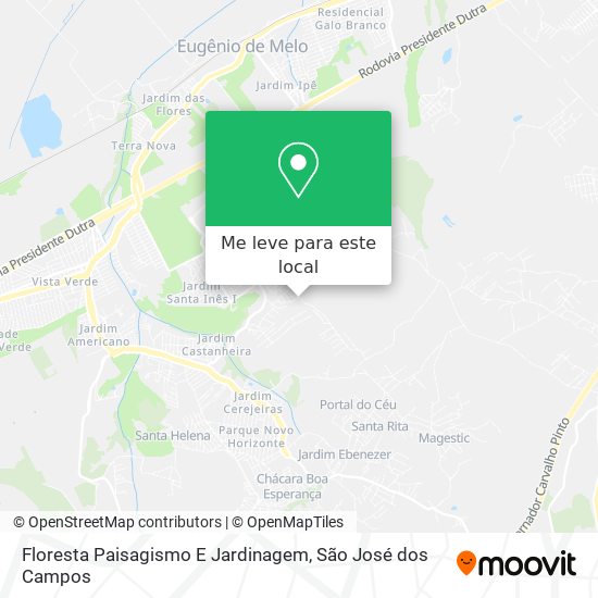 Floresta Paisagismo E Jardinagem mapa