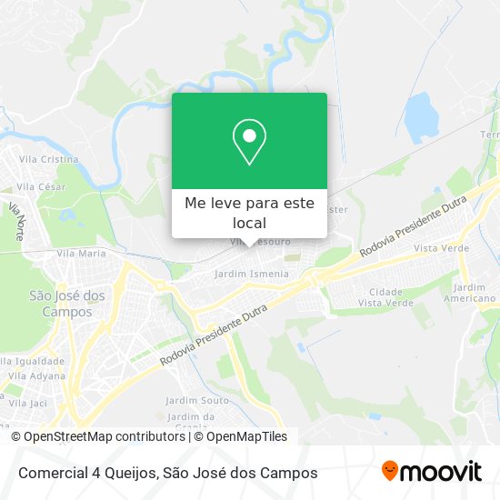 Comercial 4 Queijos mapa