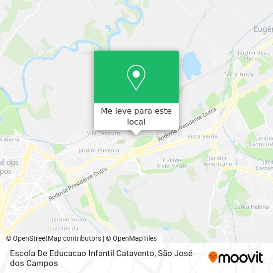 Escola De Educacao Infantil Catavento mapa