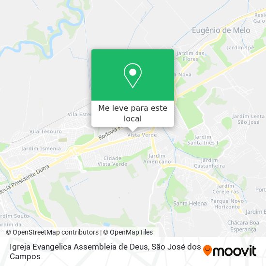 Igreja Evangelica Assembleia de Deus mapa