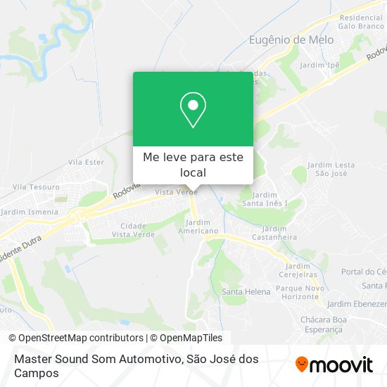Master Sound Som Automotivo mapa